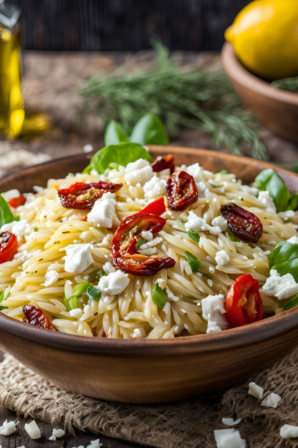 Mediterranean Orzo salad