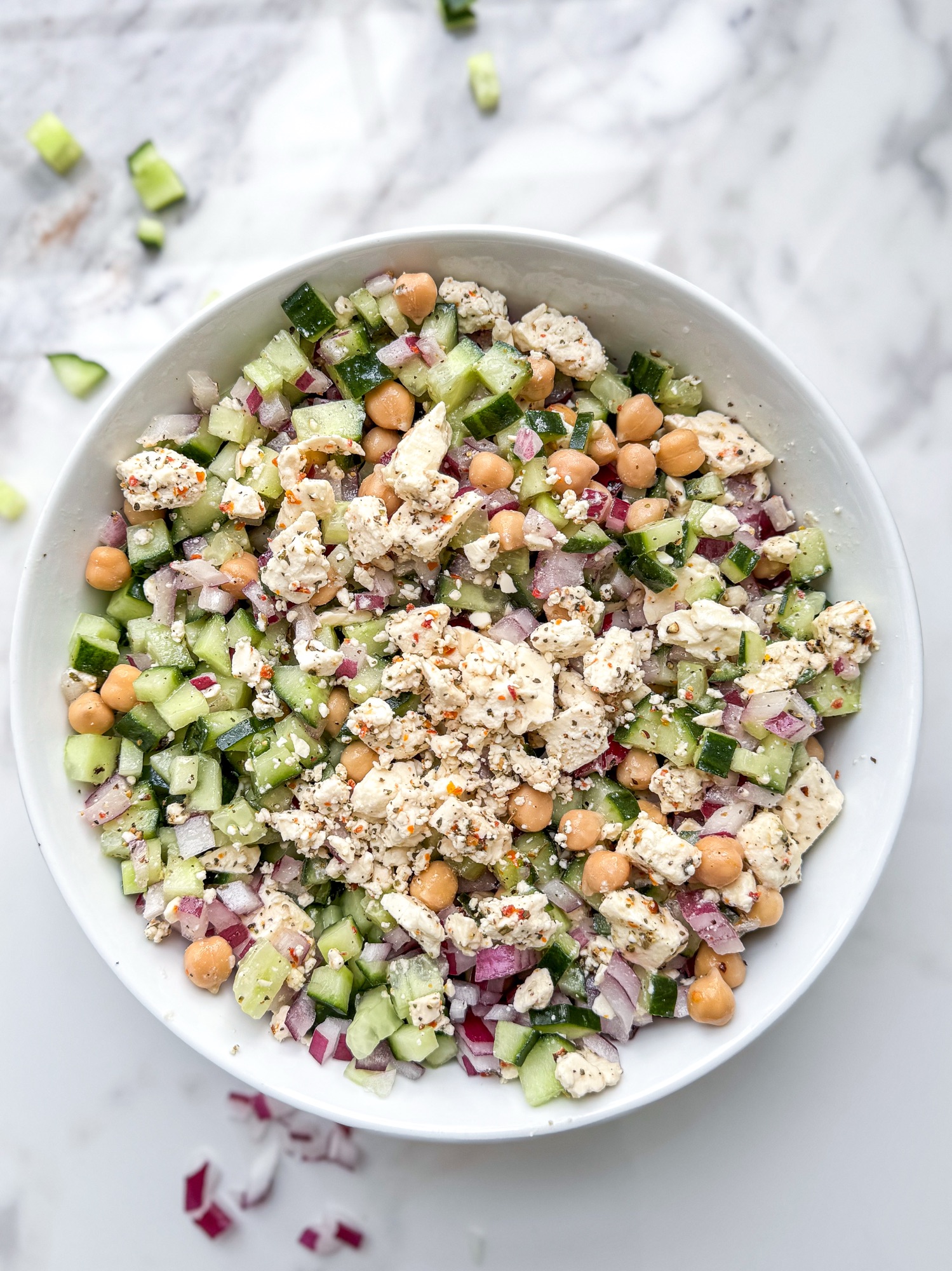 Mediterranean Garbanzo Bean Salad