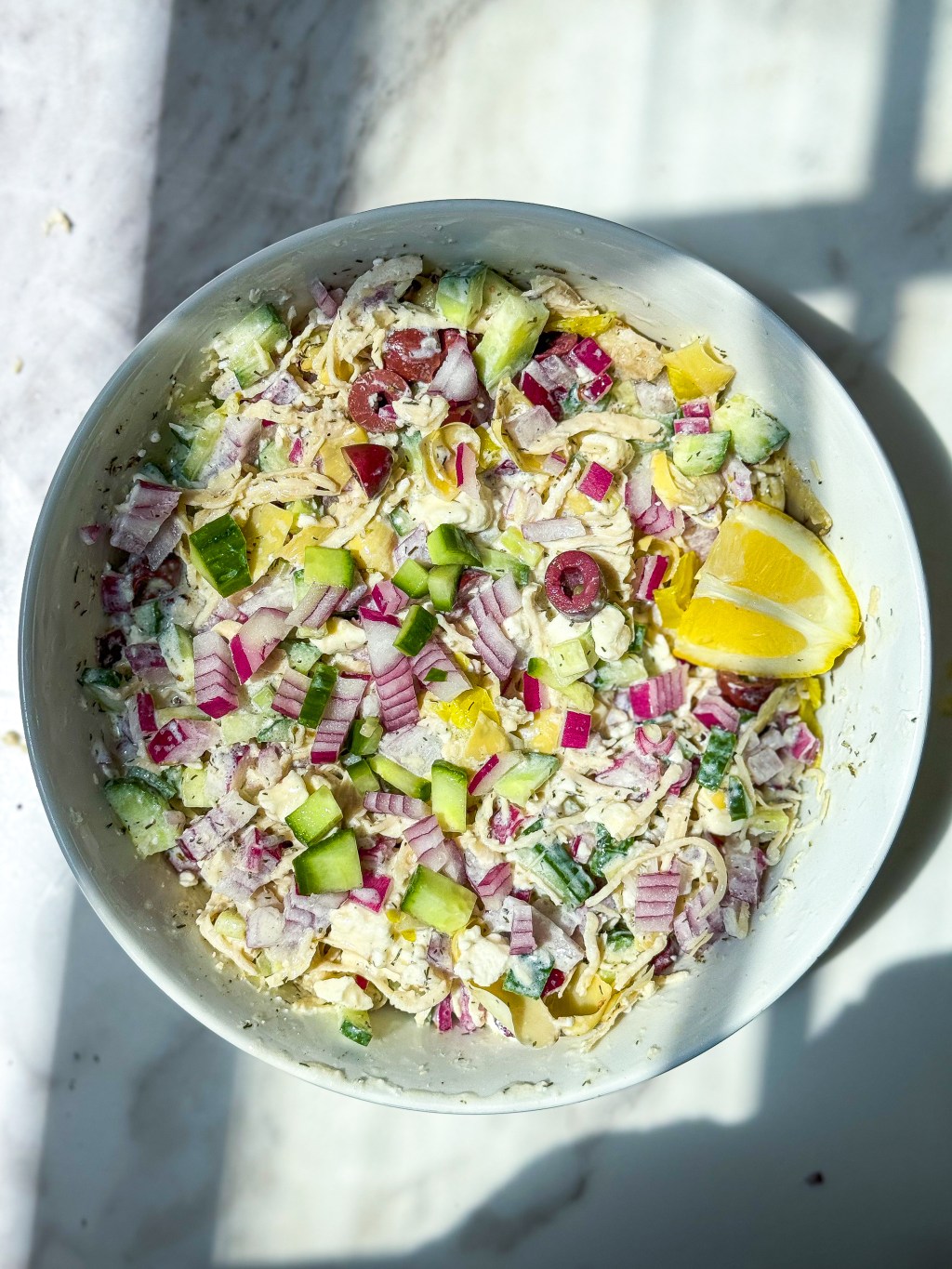 Light Greek Chicken Salad&nbsp;Bowl