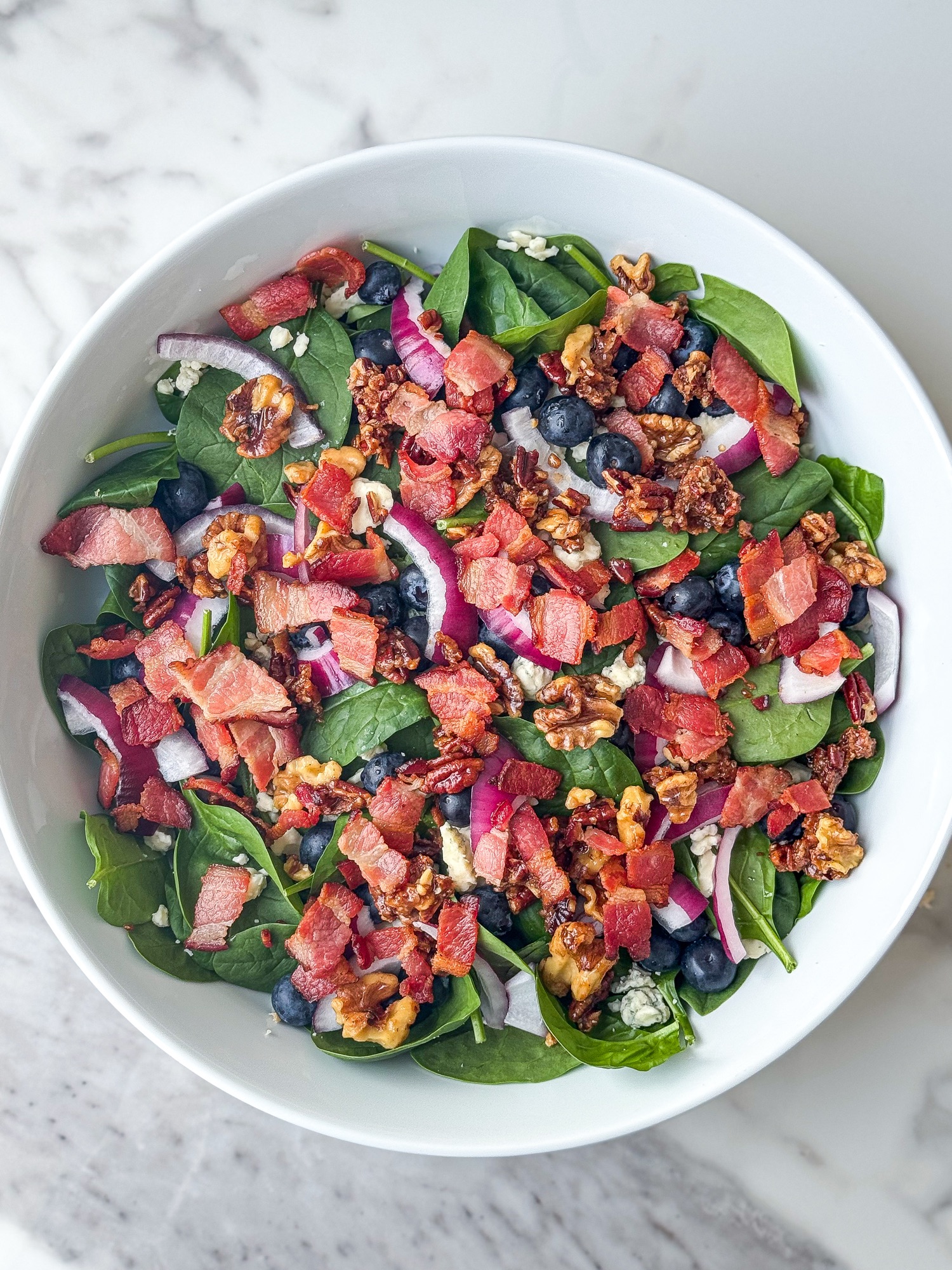 Pecan Crunch Gorgonzola Salad